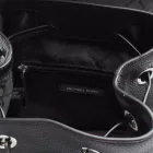 Michael Kors Jet Set Medium Grain Leather női hátizsák fekete
