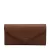 Michael Kors Leather Envelope Clutch női táska világosbarna