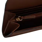 Michael Kors Leather Envelope Clutch női táska világosbarna