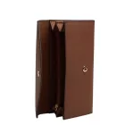 Michael Kors Leather Envelope Clutch női táska világosbarna