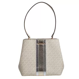   Michael Kors Pratt Signature közepes női válltáska 35F4G3FS2V bézs