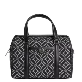  Michael Kors Jet Set Travel kis női oldaltáska fekete-ezüst