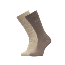 Hugo Boss 50515141 férfi zokni mintás bézs