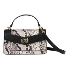 Cavalli Class CCHB0209 női kézitáska fekete-kígyómintás