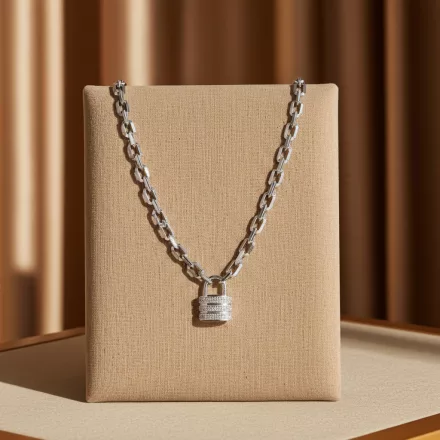 Guess női ékszer nyaklánc JUBN05415JWRHT/U /kamparj