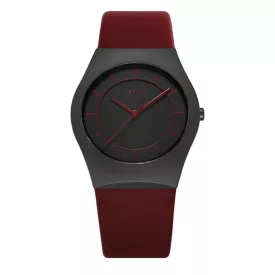   Bering Unisex férfi női óra karóra vékony kerámia - 32035-649 bőr kamprtw0616