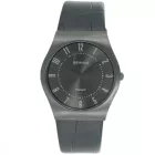 Bering Unisex férfi női óra karóra Titan vékony klasszikus - 11935-404-1 bőr kroko kamprtw0616