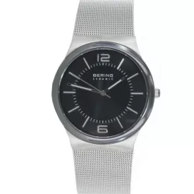   Bering férfi óra karóra vékony kerámia - 32239-000-1 Meshband kamprtw0616