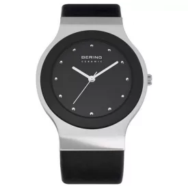   Bering Unisex férfi női óra karóra vékony kerámia - 32538-442 bőr kamprtw0616