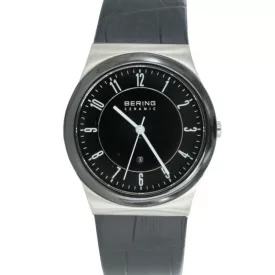   Bering Unisex férfi női óra karóra vékony kerámia - 32235-447 bőr Kroko kamprtw0616