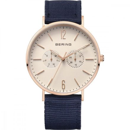 Bering Unisex férfi női óra karóra Ultra vékony - 14240-664 / bőr kamprtw0616