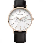 Bering férfi óra karóra Ultra vékony 14240-464 bőr anyag kamprtw0616