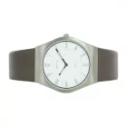 Bering Unisex férfi női óra karóra Titan vékony klasszikus - 11935-404-1 bőr kamprtw0616