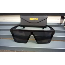  Tommy Spade TS4371 A női férfi uni fekete napszemüveg /kamptsp 1 napos szállítás