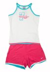   Nike lány fehér, rózsaszín altéta, nadrág szett XL (158-170 cm) 423570/101 /kamplvm Várható érkezés: 06.10