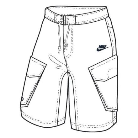 Nike férfi fehér nadrág, térdnadrág L 268687/100 /kamplvm Várható érkezés: 05.15