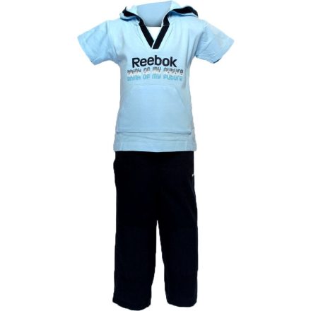 Reebok gyerek világos kék, sötétkék póló+3/4 nadrág 80 cm K35079 /kamplvm Várható érkezés: 05.05