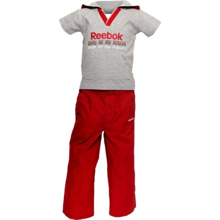 Reebok gyerek szürke, piros póló+3/4 nadrág 92 cm K35080 /kamplvm Várható érkezés: 05.05