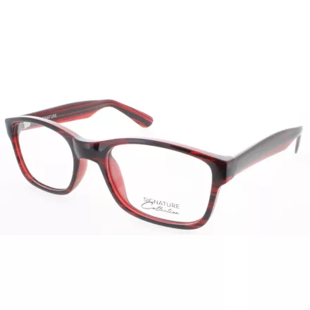 Signature unisex szemüvegkeret S7002-RedStripe-54 