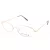 OPTIKA unisex szemüvegkeret OM-119-GOLD-51 