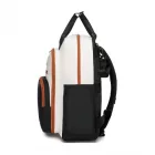 Miss Lulu London BCM2532 - Miss Lulu Stilvoller multifunktionaler Wickelrucksack  isolierten Flaschenhaltern, Kinderwagenhaltern és gurulós táska-Schlaufe - fekete és bézs