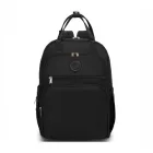 Miss Lulu London BCM2532 - Miss Lulu Stilvoller multifunktionaler Wickelrucksack  isolierten Flaschenhaltern, Kinderwagenhaltern és gurulós táska-Schlaufe - fekete