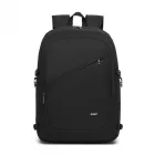 Miss Lulu London BPK2501 - Kono Moderner urbaner Laptop-hátizsák – Schul- & Pendelrucksack  USB- & típus-C-Anschluss – fekete