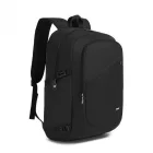 Miss Lulu London BPK2501 - Kono Moderner urbaner Laptop-hátizsák – Schul- & Pendelrucksack  USB- & típus-C-Anschluss – fekete