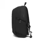 Miss Lulu London BPK2501 - Kono Moderner urbaner Laptop-hátizsák – Schul- & Pendelrucksack  USB- & típus-C-Anschluss – fekete