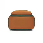 Miss Lulu London BPK2502 - Kono Klassischer Freizeitrucksack  laptopzseb és gepolsterten Trägerriemen  tägliche Pendelwege - zöld és barna
