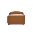 Miss Lulu London BPK2502 - Kono Klassischer Freizeitrucksack  laptopzseb és gepolsterten Trägerriemen  tägliche Pendelwege - Lila és barna