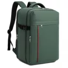 Miss Lulu London BPK2504 - Kono 20L Kabinenrucksack  roter Verzierung  15,6" Laptop – wasserabweisender Reisetagesack  Gepäckgurte - zöld