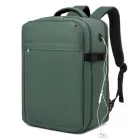 Miss Lulu London BPK2504 - Kono 20L Kabinenrucksack  roter Verzierung  15,6" Laptop – wasserabweisender Reisetagesack  Gepäckgurte - zöld