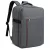 Miss Lulu London BPK2504 - Kono 20L Kabinenrucksack  roter Verzierung  15,6" Laptop – wasserabweisender Reisetagesack  Gepäckgurte - szürke