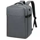 Miss Lulu London BPK2504 - Kono 20L Kabinenrucksack  roter Verzierung  15,6" Laptop – wasserabweisender Reisetagesack  Gepäckgurte - szürke