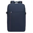 Miss Lulu London BPK2504 - Kono 20L Kabinenrucksack  roter Verzierung  15,6" Laptop – wasserabweisender Reisetagesack  Gepäckgurte - Marineblau