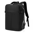 Miss Lulu London BPK2505 - Kono Urban Smart 15L kézipoggyász-hátizsák  Gepäckriemen – Ideal  Reisen, Arbeit & tägliche Pendelwege - fekete
