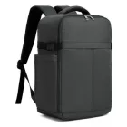 Miss Lulu London BPK2505 - Kono Urban Smart 15L kézipoggyász-hátizsák  Gepäckriemen – Ideal  Reisen, Arbeit & tägliche Pendelwege - Dunkelgrau