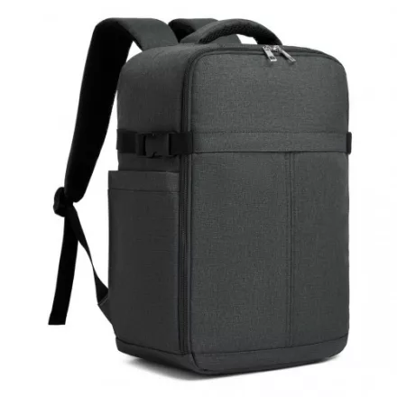 Miss Lulu London BPK2505 - Kono Urban Smart 15L kézipoggyász-hátizsák  Gepäckriemen – Ideal  Reisen, Arbeit & tägliche Pendelwege - Dunkelgrau