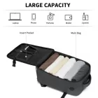 Miss Lulu London BPK2505 - Kono Urban Smart 15L kézipoggyász-hátizsák  Gepäckriemen – Ideal  Reisen, Arbeit & tägliche Pendelwege - Dunkelgrau