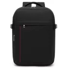 Miss Lulu London BPK2524 - Kono Geräumiger, organisierter Personal-termék-hátizsák (40×30×20)  15,6"-laptopzseb és Clamshell-főrekesz - fekete