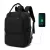 Miss Lulu London BPK2527 - Kono Funktioneller wasserabweisender Laptop-hátizsák, trendiges Design  gepolstertem Fach és mehreren praktischen Fächern - fekete
