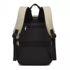 Miss Lulu London BPK2527 - Kono Funktioneller wasserabweisender Laptop-hátizsák, trendiges Design  gepolstertem Fach és mehreren praktischen Fächern - Khaki és bézs