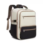 Miss Lulu London BPK2529 - Kono Kompakter 15,6" Laptop-utazótáska - 40x30x20cm,  unter den Sitz,  gurulós táska-tok - bézs és fekete