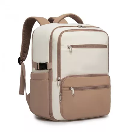 Miss Lulu London BPK2529 - Kono Kompakter 15,6" Laptop-utazótáska - 40x30x20cm,  unter den Sitz,  gurulós táska-tok - bézs és Khaki