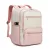 Miss Lulu London BPK2529 - Kono Kompakter 15,6" Laptop-utazótáska - 40x30x20cm,  unter den Sitz,  gurulós táska-tok - bézs és rózsaszín
