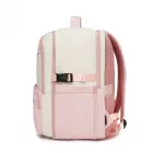 Miss Lulu London BPK2529 - Kono Kompakter 15,6" Laptop-utazótáska - 40x30x20cm,  unter den Sitz,  gurulós táska-tok - bézs és rózsaszín