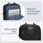 Miss Lulu London BPK2529 - Kono Kompakter 15,6" Laptop-utazótáska - 40x30x20cm,  unter den Sitz,  gurulós táska-tok - fekete