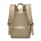 Miss Lulu London BPK2530 - Kono Geräumiger, wasserabweisender Laptop-hátizsák  Reisen és Pendeln - Gepolsterter Laptop-Fach  15,6", Reflektorstreifen - bézs és Khaki