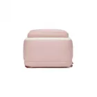 Miss Lulu London BPK2530 - Kono Geräumiger, wasserabweisender Laptop-hátizsák  Reisen és Pendeln - Gepolsterter Laptop-Fach  15,6", Reflektorstreifen - bézs és rózsaszín